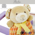 Original design scarf bear plush toy baby rattle